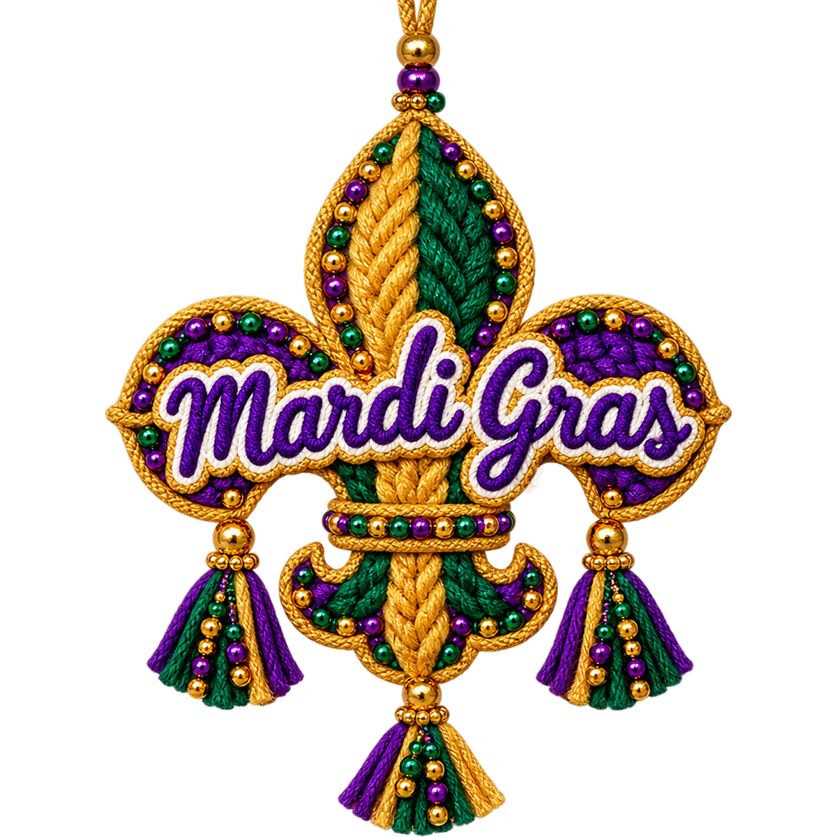 Y52-17 – Mardi Gras Faux Yarn DTF Transfers