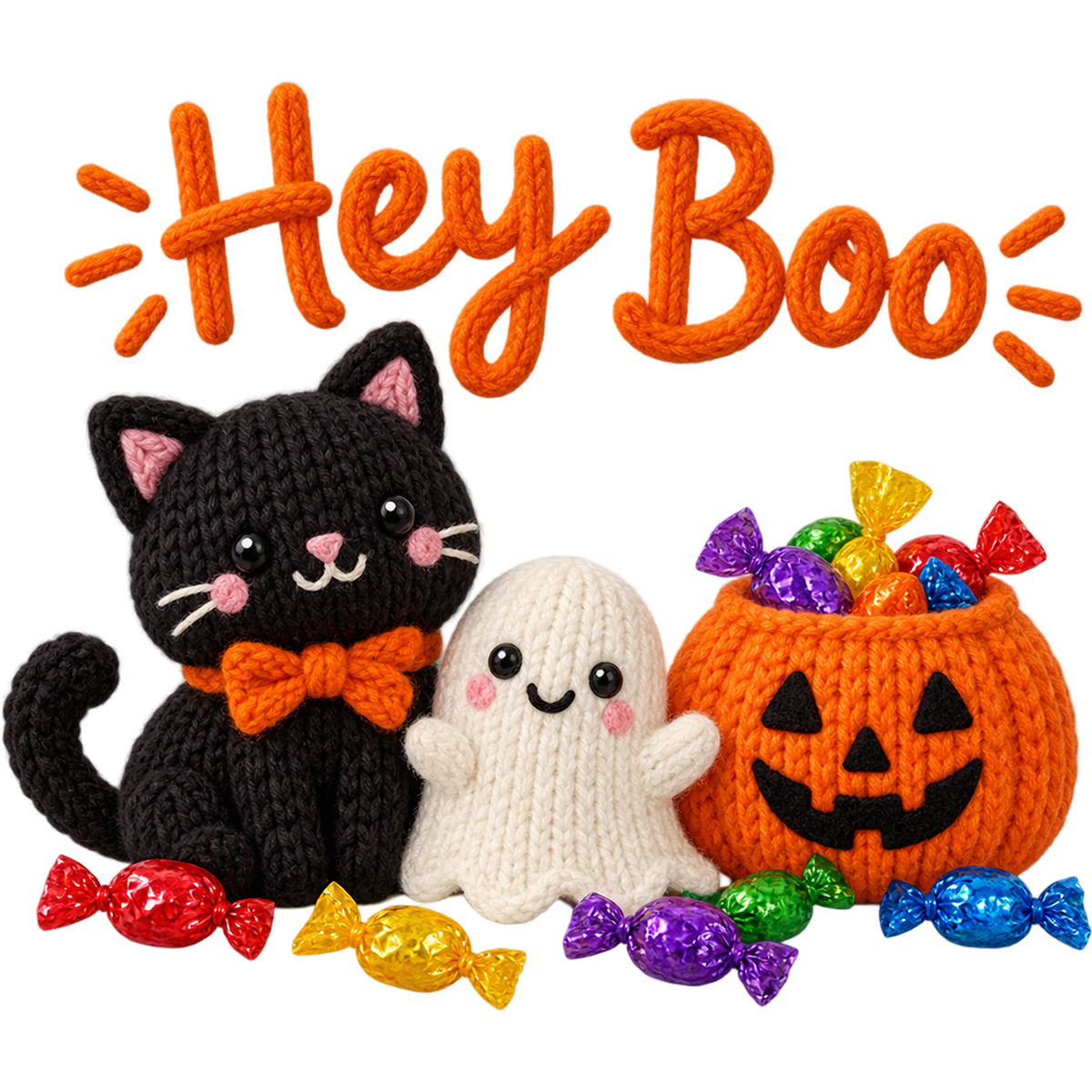 Y53-10 – Halloween Faux Yarn DTF Transfers