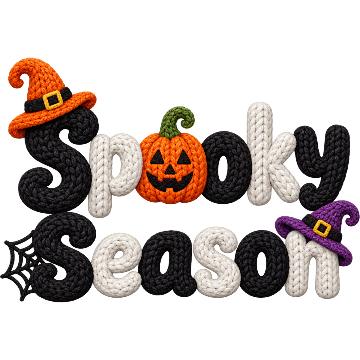 Y53-16 – Halloween Faux Yarn DTF Transfers
