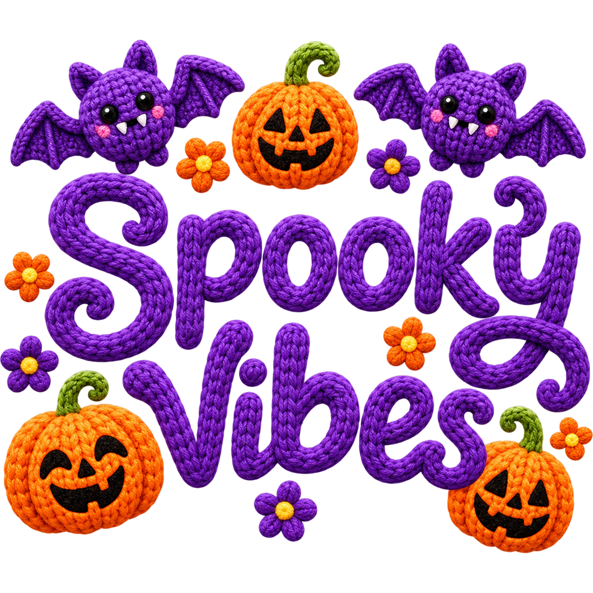 Y53-22 – Halloween Faux Yarn DTF Transfers
