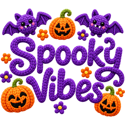 Y53-22 – Halloween Faux Yarn DTF Transfers