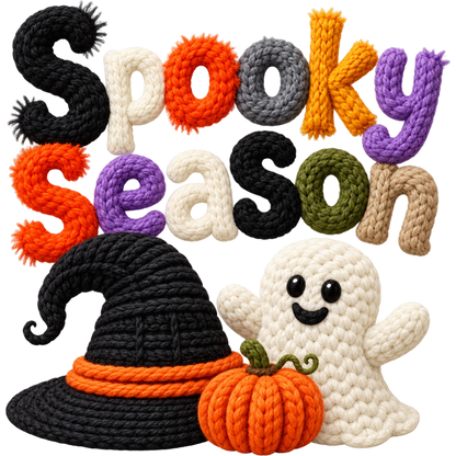 Y53-3 – Halloween Faux Yarn DTF Transfers