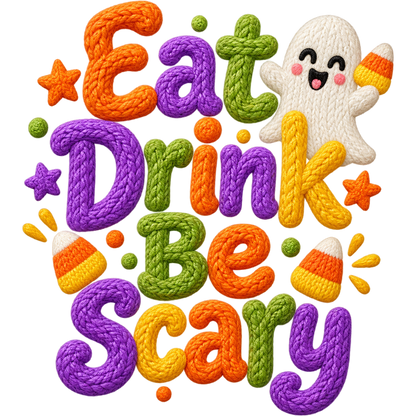 Y53-8 – Halloween Faux Yarn DTF Transfers