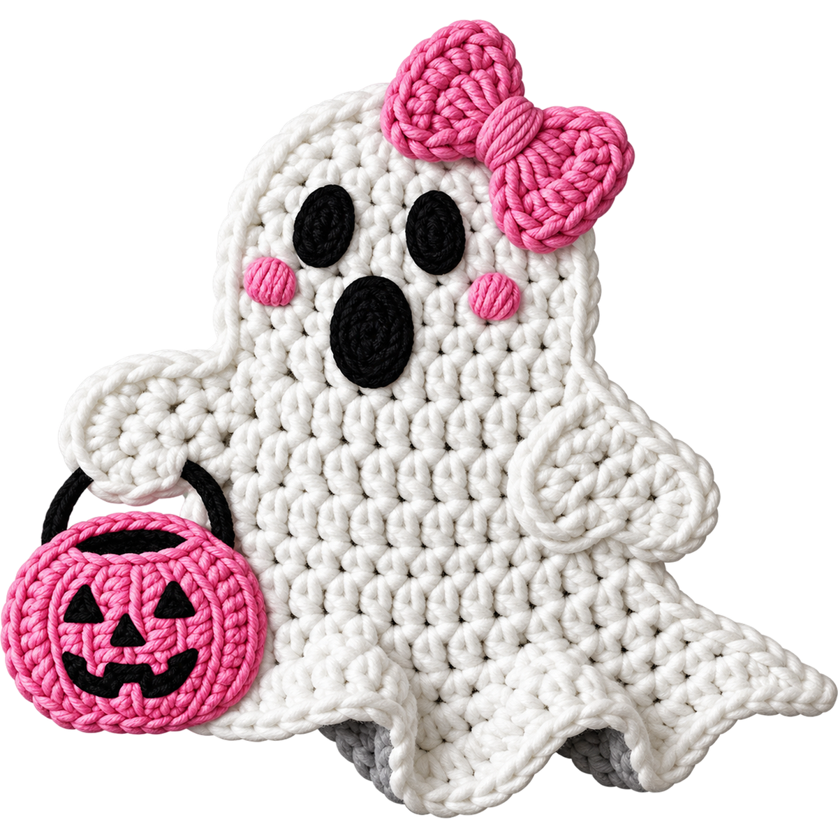 Y54 – Halloween Crochet Ghost DTF Transfers
