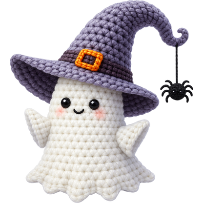 Y55-11 – Halloween Crochet Ghost DTF Transfers