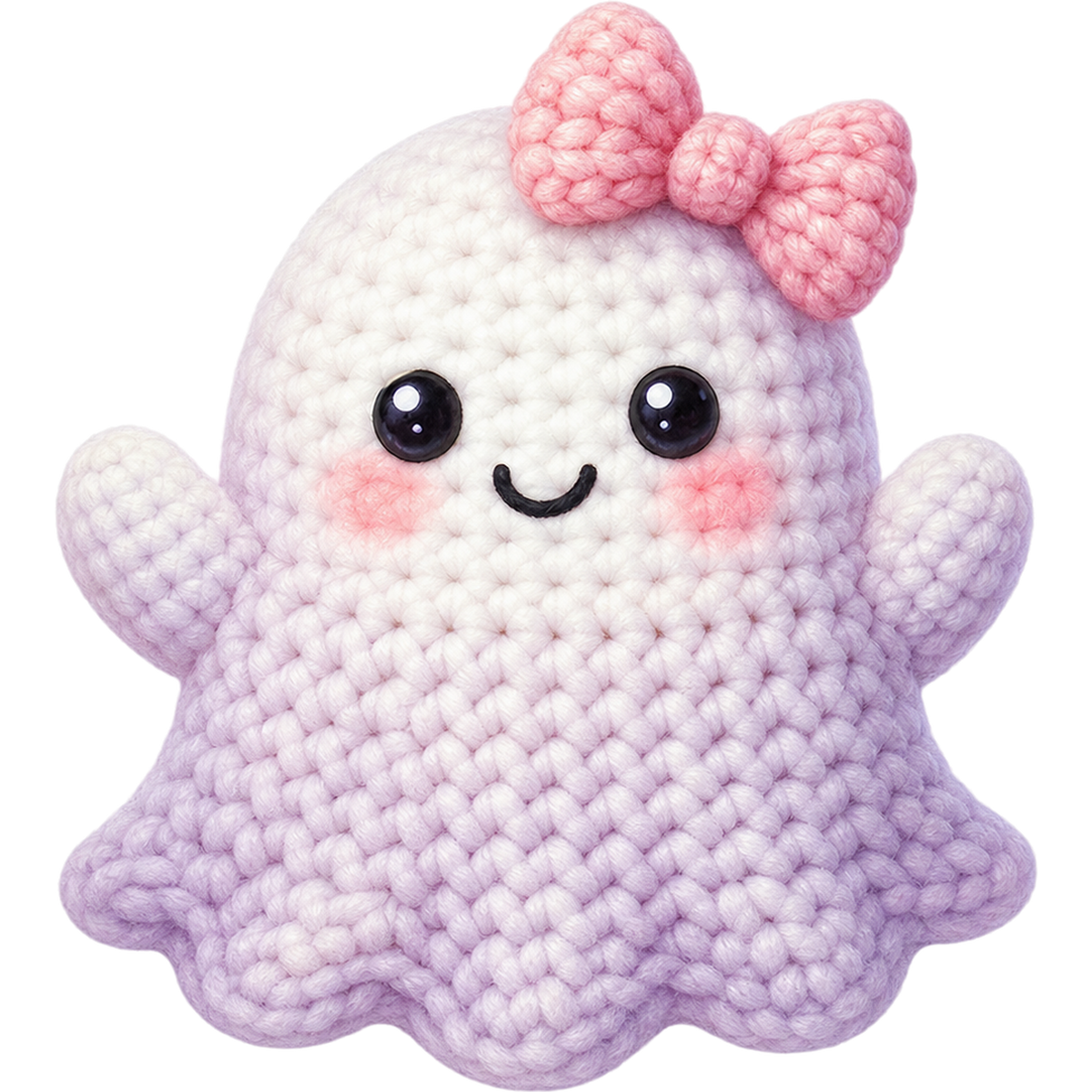 Y55-12 – Halloween Crochet Ghost DTF Transfers