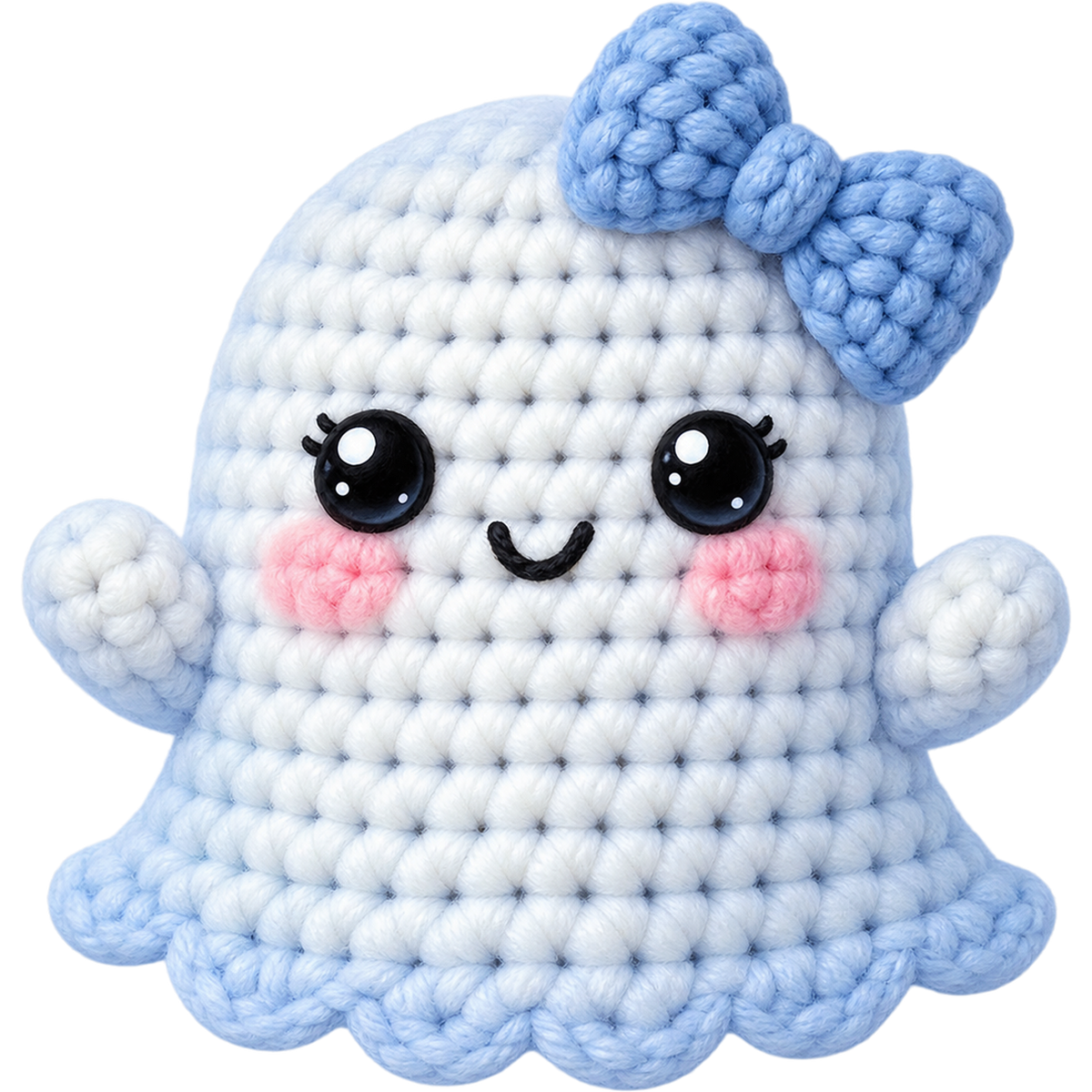 Y55-15 – Halloween Crochet Ghost DTF Transfers