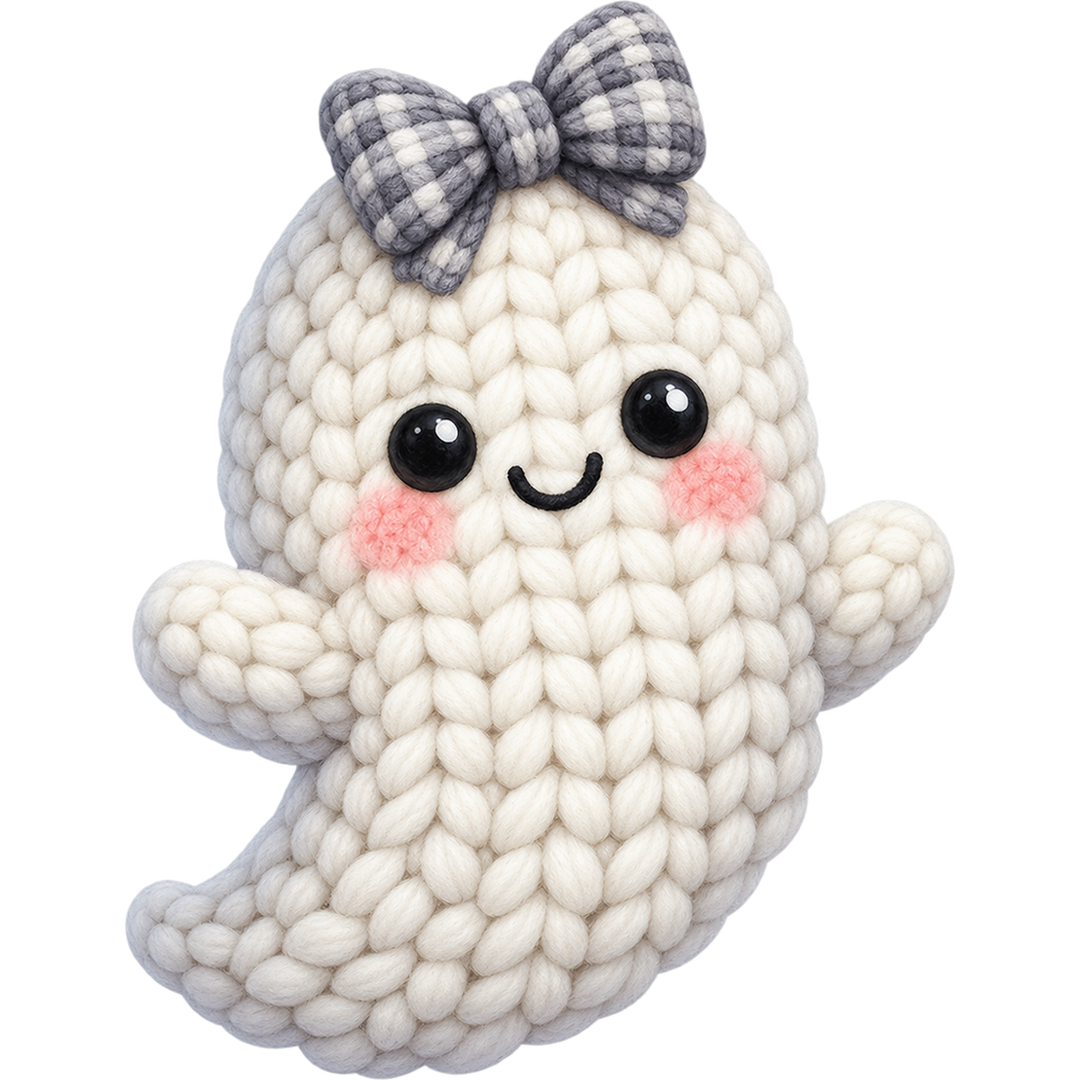 Y55-3 – Halloween Crochet Ghost DTF Transfers