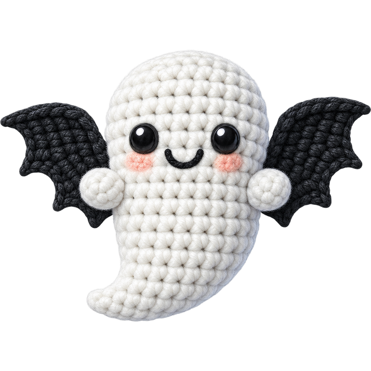 Y55-6 – Halloween Crochet Ghost DTF Transfers