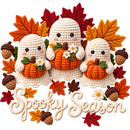 Y56 – Halloween Crochet Ghost DTF Transfers