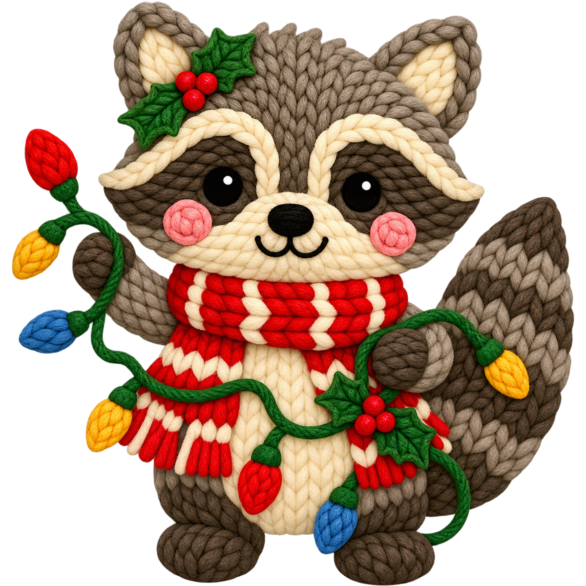 Y63 – Christmas Crochet Animals & Santa DTF Transfers