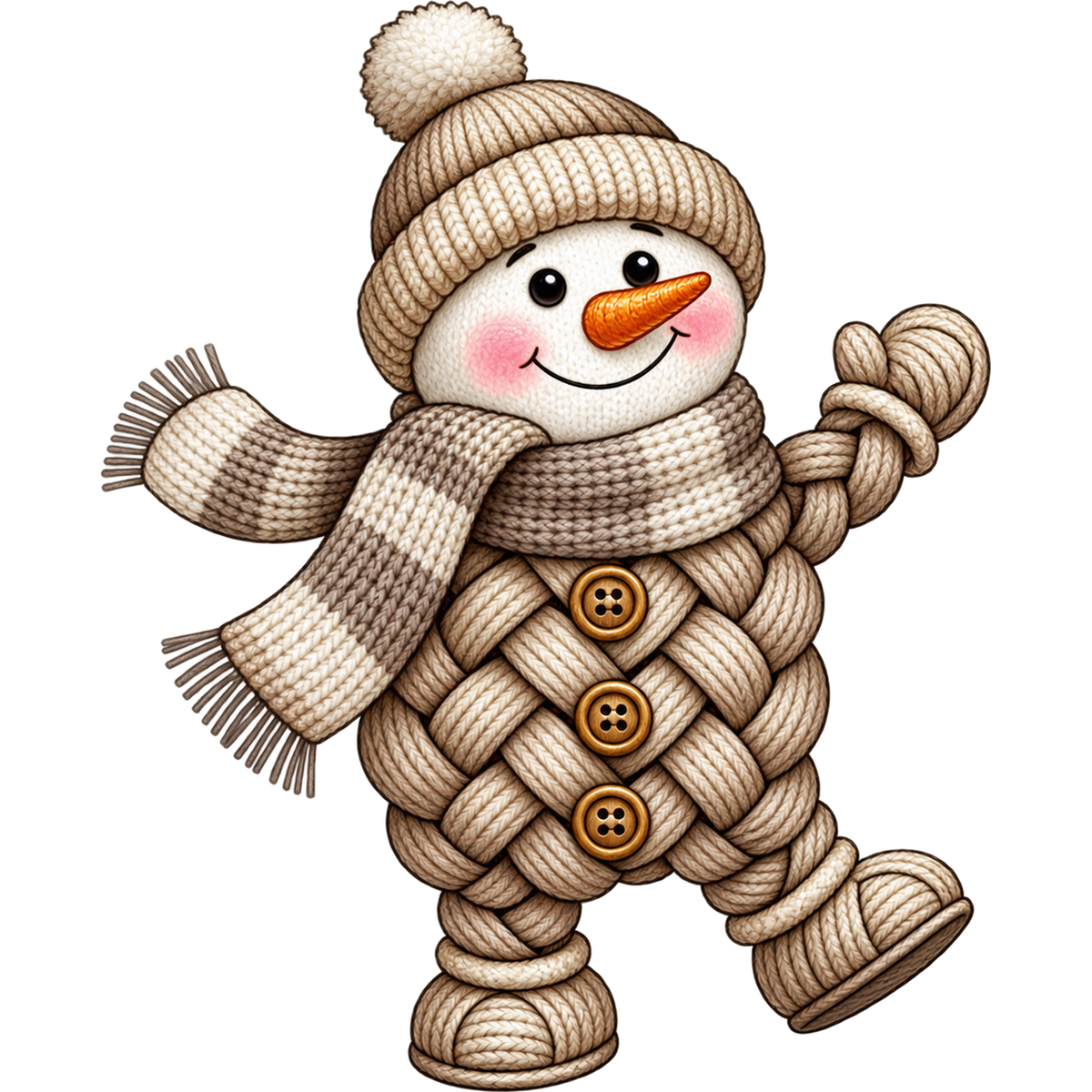 Y68 – Christmas Crochet Animals & Santa DTF Transfers