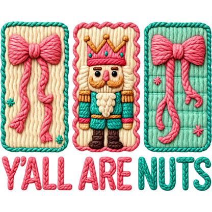 Y69 – Christmas Boots, Cocoa & Decor Faux Yarn DTF Transfers