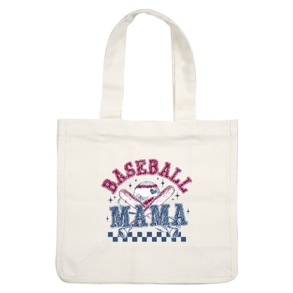 Celebrate your love for baseball with this fun "Baseball Mama" graphic design!DTF Transfers