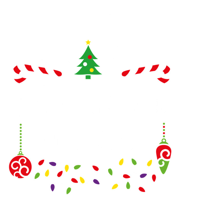 Celebrate the holiday spirit with this playful design proclaiming "Most Likely to Be Late for Christmas," adorned with festive elements!DTF Transfers heat press transfersdtf regular iron