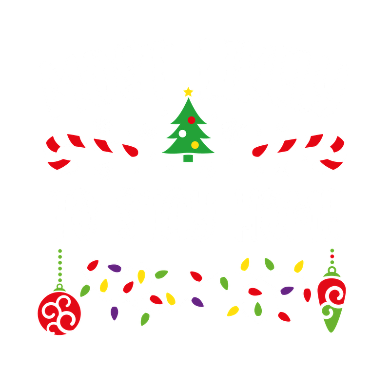 A festive design featuring the playful phrase "Most Likely to Stay Home," surrounded by candy canes, snowflakes, and holiday lights.DTF Transfers dtf prints