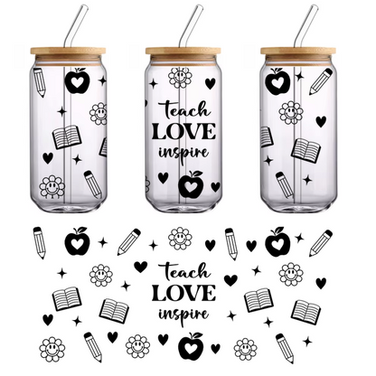 Un contorno simple y elegante de un jarrón con una flor floreciente, perfecto para agregar un toque decorativo. Transferencias UV