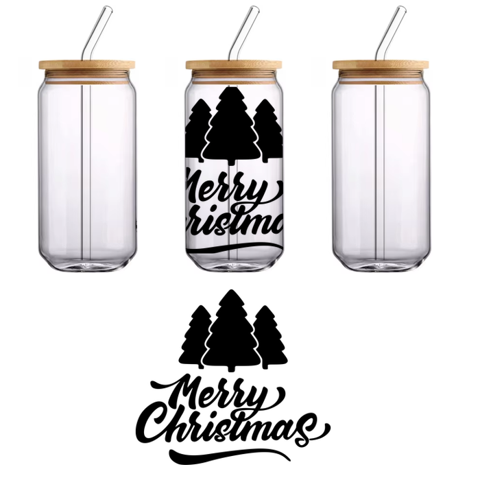 Este vibrante ícono de cactus verde presenta tres secciones distintas, que simbolizan la resiliencia y la belleza natural. Transferencias UV