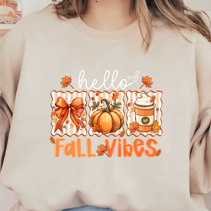 Embrace the autumn spirit with this warm and cozy fall-themed illustration!DTF Transfers