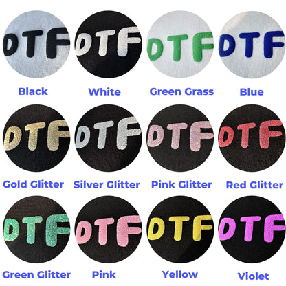 "Charming autumn-themed design featuring a floral bow and the playful text 'Autumn Girly' in warm hues."dtf regular iron