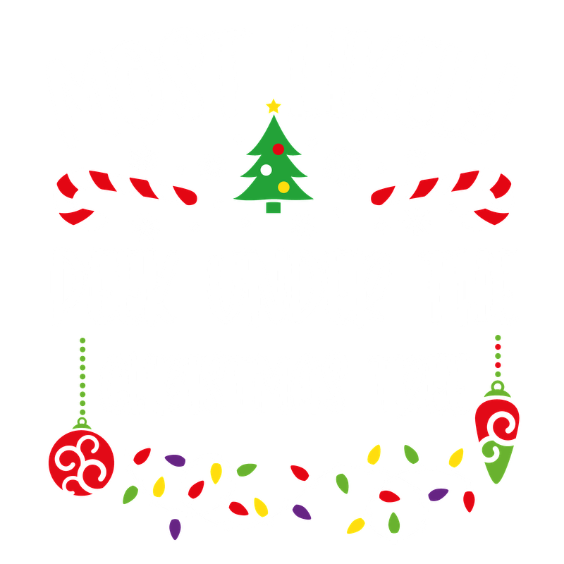 Festive text design featuring a playful message about peeking under the Christmas tree, adorned with candy canes, lights, and snowflakes.DTF Transfers dtf transfers dtf transfers