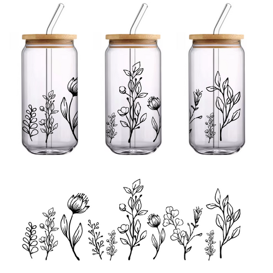 A collection of tall plants growing in a field.UV Transfers