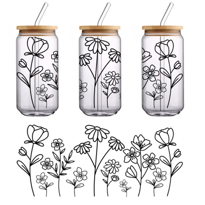 A minimalist silhouette of a microphone, perfect for representing music, podcasts, or audio-related themes.UV Transfersdtf regular iron