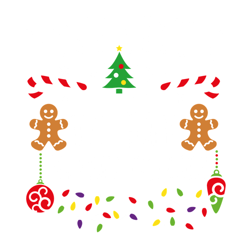 Celebrate the festive spirit with this playful design featuring gingerbread men, candy canes, and holiday decorations proclaiming "Most Likely to Eat Santa's Cookies."DTF Transfers dtf prints