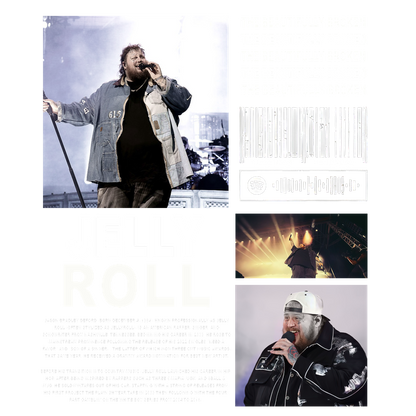 Promoting Jelly Roll’s album "The Beautifully Broken," this striking image showcases the artist performing passionately on stage, wearing a stylish jacket.DTF Transfers heat press transfers