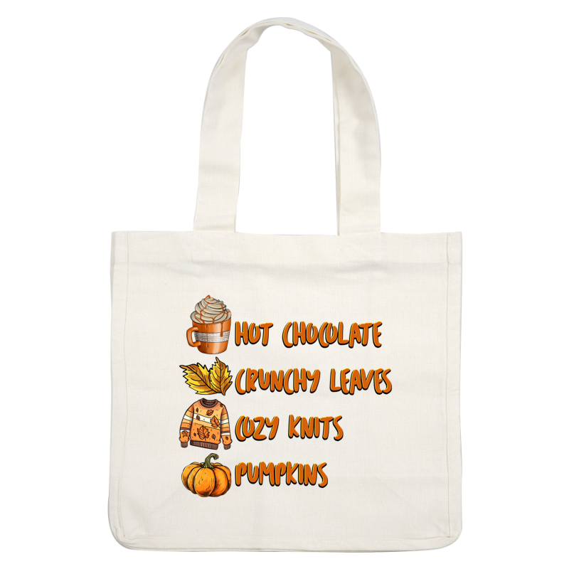 Celebrate the cozy vibes of fall with hot chocolate, crunchy leaves, cozy knits, and vibrant pumpkins! heat press transfers