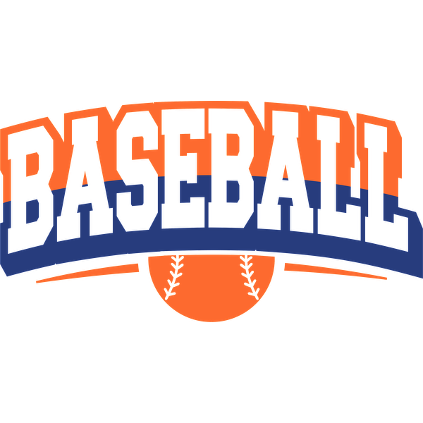 A vibrant baseball-themed graphic featuring bold letters and a baseball, perfect for sports enthusiasts.DTF Transfersdtf regular iron